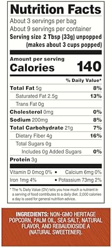 Black Jewell Sweet & Salty Microwave Popcorn, 10.5 Ounces (Pack of 6)