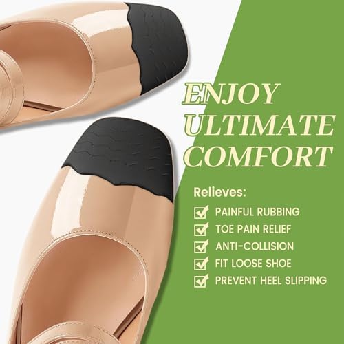 Shoe Filler Insert for Loose Shoe,Toe Cushion Fillers Make Shoes Fit for All Day Pain Relief and Comfort,Shoe Inserts for Men and Women.