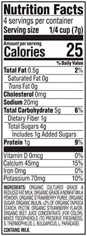 Happy Baby Organics Yogis Freeze-Dried Yogurt & Fruit Snack, Strawberry, 1 Ounce (Pack of 8) packaging may vary