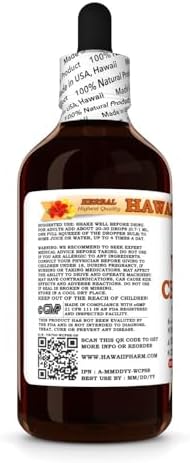 Wild Cherry (Prunus Serotina) Dry Bark Tincture, All Natural, Vegan, Pure Liquid Extract - 4 fl.oz