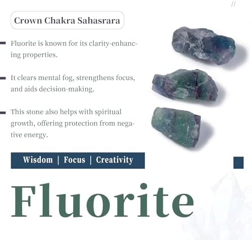 SUNYIK Fluorite Tumbled Chips Stone Crushed Crystal Quartz Pieces Irregular Shaped Stones 1pound(about 460 gram)