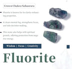 SUNYIK Fluorite Tumbled Chips Stone Crushed Crystal Quartz Pieces Irregular Shaped Stones 1pound(about 460 gram)