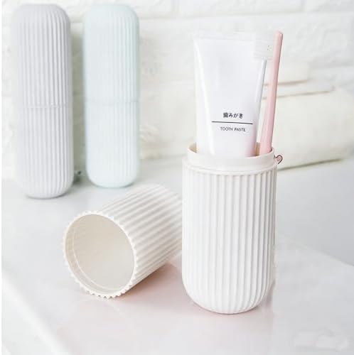 Travel Toothbrush Cup Case Toothbrush Holder Toothpaste Storage Box Multifunctional Large Capacity