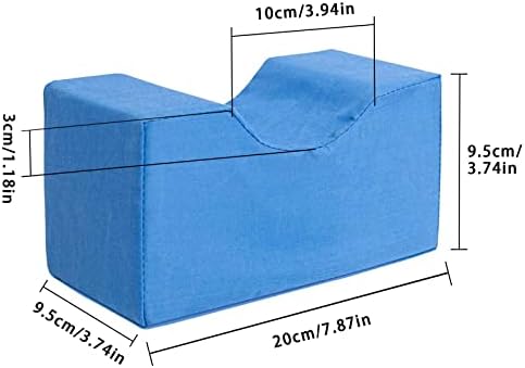 Flylin Heel Pillows for Pressure Sores, Cushion Protector Foot Support Pillow for Relieve Pressure from Sores and Ulcers Heel Wrist Pillows for Sleeping and Recovering Post Surgery (1 Pcs)