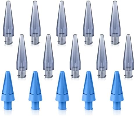 Earwax Removal Kit Ear Cleaner Replacement Tips 15pcs, Blue-1