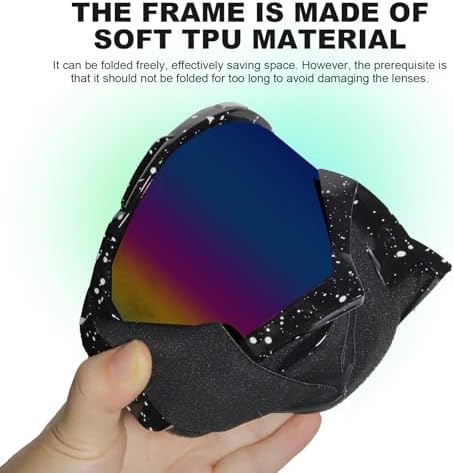 Motorcycle Goggles ATV goggles UTV MX Offroad Riding Goggles,Ski Goggle Windproof Dustproof Scratch Resistant Anti UV