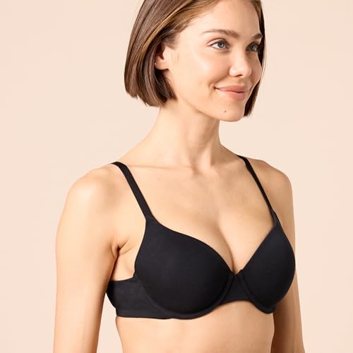 Amazon Essentials Women's Underwire T-Shirt Bras, Comfortable, Pack of 2