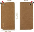 3 Pack Eyeglass Cases - Soft Felt Slip-in Pouch Case - Glasses Storage Case Makeup Pouch
