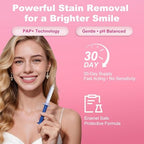 Teeth Whitening Kit with LED Light Tray for Sensitive Teeth, 5 Tooth Whitening Pen Gel Pain Free and Enamel Safe, Teeth Whitener at Home Up to 1-9 Shades Whiter in 1-2 Weeks