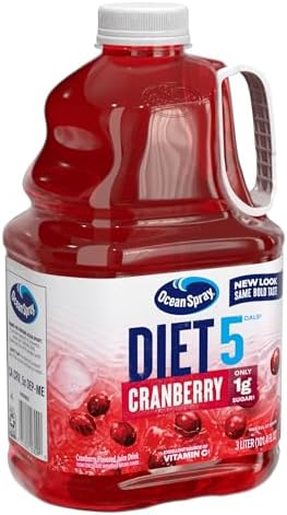 Ocean Spray Diet Cranberry Juice Drink, 101.4 Fl Oz, 3 Liter Bottle