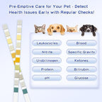 Reagent Strips for urinalysis Cat & Dog Urine Test Strips 10-Parameter 100ct, Diabetes, Blood Ketone, UTI, Glucose, Nitrite, Specific Gravity, pH, Protein, Leukocycles & More.1 Pack
