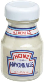 Heinz Mayonnaise, 1.8-Ounce Glass Jar (Pack of 60)
