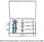 Electric Toothbrush Head Storage Case + 4 PCS Toothbrush Head Covers for Oral B
