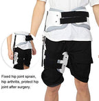 Hip Stabiliser Support Orthosis Braces, Sciatica Pain Relief Thigh Hip Brace Postoperative Orthotics Groin Compression Wrap for Hip Pain Relief