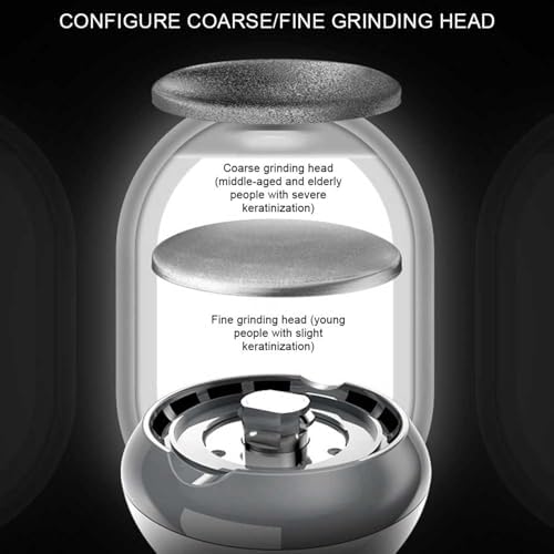 Electric Foot Grinder, Vacuum Skin Friendly Foot Callus Remover for Bedroom
