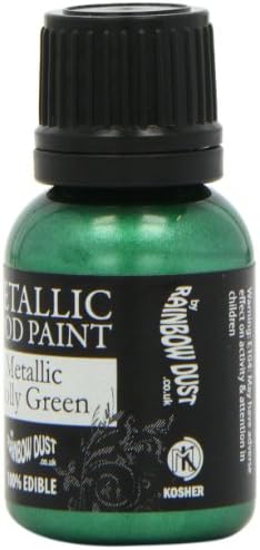 Rainbow Dust Metallic Paint Holly Green