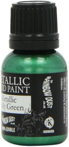 Rainbow Dust Metallic Paint Holly Green