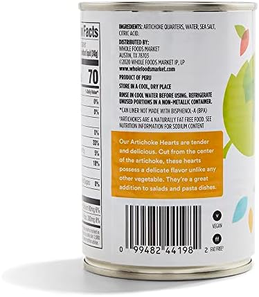 365 by Whole Foods Market, Artichoke Quarters, 14.1 Ounce