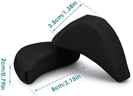 3 Pairs Shoe Filler Heel Pads Toe Cushion for Loose Shoe Foam Shoes Inserts Big Toe Plug Foot Brace Adjust Too Big Shoes for Men Women Sneakers, Heels, Flats, Boots