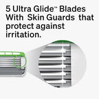 Schick Hydro Sensitive Razor, 1 Razor Handle and 3 Cartridges | Razors for Men Sensitive Skin, 1 Handle with 3 Razor Blades Refills