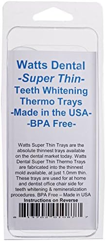 Watts Dental Super Thin Teeth Whitening Trays Pack Of 6
