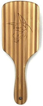 Badass Beard Care Wood Bristle Beard Brush For Men - Anti-static, 100% Bamboo & Light Weight