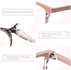 Madison Avenue Square Vintage TR90 Blue Light Blocking Reading Glasses for Women, Anti Eyestrain/Glare Computer Readers