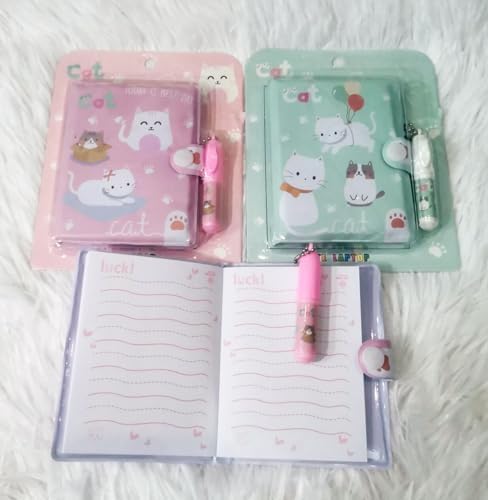 Cartoon Small Travelers Notebook With Pen Kit Cute The Notebook Anime Pocket Notebook For Women Cute Cat To Do List Notebook Cute Mini Notebook Anime Pink Notebooks Cat Notebook Writing Pads 2 Pack