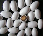 Ultra Fine Crispo Snob Confetti Toasted Almonds covered with Chocolate and Sugar Layers - White - 500 Grams (1.1LB)