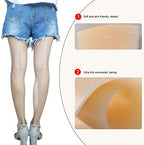 Calf Pads, 2pcs 180g Self Adhesive Soft Silicone Calf Corrector Skin Friendly Lifelike Reused Onlays Women Leg Gel Corrector for Crooked or Thin Skinny Legs