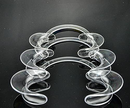 15 pcs Speak Out Dental Cheek Retractor Watch Ya Mouth Game C Adult Kids Teeth Whitening Mouth Opener S M L Blue Clear -Large