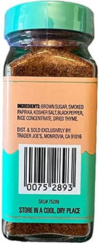 Trader Joes Salmon Rub, Seasoning Blend, 1 Pack