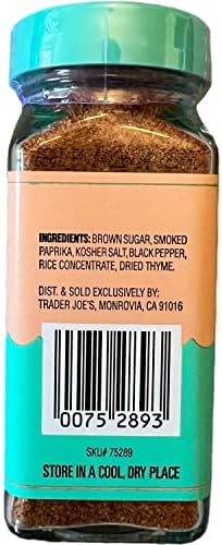 Trader Joes Salmon Rub, Seasoning Blend, 1 Pack