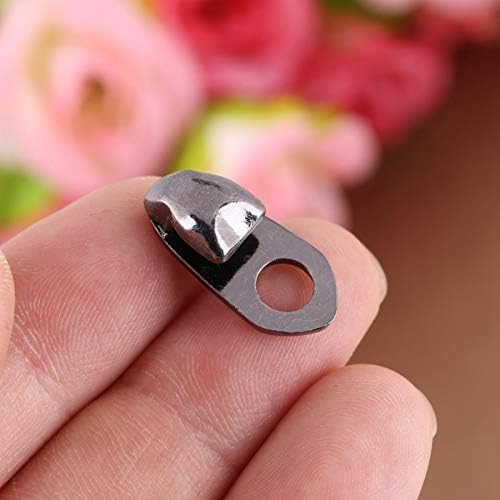 FTVOGUE 20pcs/set Boot Lace Hooks Shoes Boot Lace Buckles Fittings With Rivets for Repair/Camp/Hike/Climb Accessories