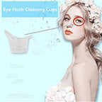 50 Pcs Non Sterile Disposable Plastic Eye Wash Cups Portable Disposable Measuring Cup 5ml Eye Flush Cleaning Cups Vials for Storage or First Aid Kit Use by PPX