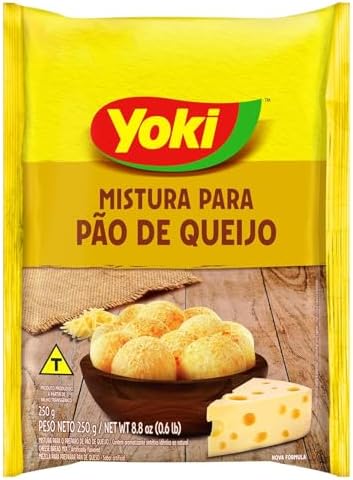 Cheese Bread Mix - Mistura para Pão de Queijo - Yoki - 8.80 oz (250g) - GLUTEN-FREE - (PACK OF 02)
