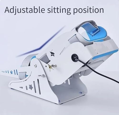 ERICAT Electric Ankle Trainer, Ankle Joint Rehab Training Equipment with Remote Control, 9-Speed Regulation and Support Full Angle Exercise, Adjustable Sitting Position and Saving Time, for Disabled