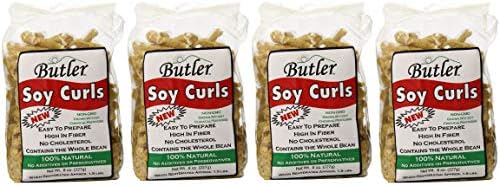 Butler Foods, Soy Curls, 8 Ounce (pack of 4)