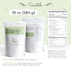 Scratch Diastatic Malt Powder for Baking - (10oz) Dried Barley Malt for Baking Bread - Bread Improver - Premium Baking Ingredients for Breads, Pizzas, Pretzels, Desserts, Shakes and More