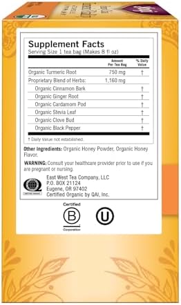 Yogi Tea, Honey Chai Turmeric Vitality, 16 ct