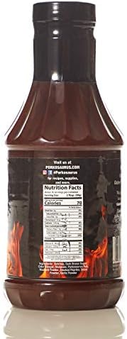 Porkosaurus World Championship Memphis BBQ Sauce – Tangy & Sweet Sauce for Ribs, Pork, Beef & Burgers – Gluten-Free, All-Natural for Grilling, Smoking & Backyard BBQ (22 Oz Bottle)