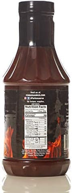 Porkosaurus World Championship Memphis BBQ Sauce – Tangy & Sweet Sauce for Ribs, Pork, Beef & Burgers – Gluten-Free, All-Natural for Grilling, Smoking & Backyard BBQ (22 Oz Bottle)