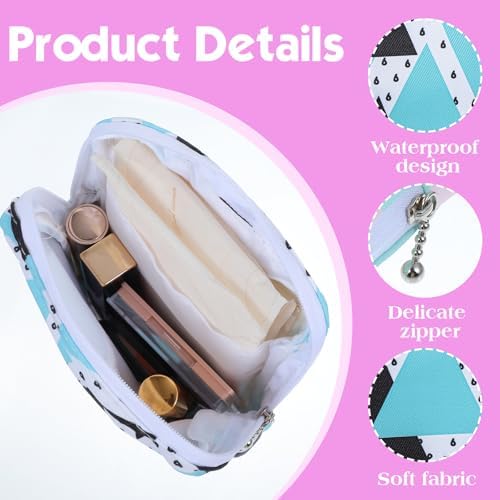 3Pcs Sanitary Napkin Storage Bag Period Bags for Teen Girls for School Portable Tampon Storage Pouch for Women Ladies with Zipper Feminine Necessities