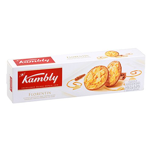 Kambly, Crisp Biscuit, Florentin, 100 g. [Pack of 1 piece]