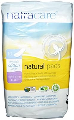 Natracare Natural Night Time Pads - 10 Pack