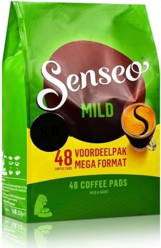 Douwe Egberts Senseo Coffee Pods. Pick Any 3 packs (48 Coffee Pods Each Pack) from 8 Blend Inc: Classic, Espresso, Strong, Extra Strong, Mild, Gold(100% Arabica), Mocca, Decaf Total 144 Pods Mega Pack