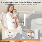 MagicFox 3 Piece King Size Bed Rail for Toddlers, Upgraded Height Adjustable Baby Bed Rail Guard, Thickened Child Safety Bed Rails for King Size Beds (78.7"x78.7"x74.8" Gray)