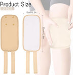 Ptwola 2 Pcs Castor Oil Pack Wrap Leakproof Caster Oils Compress Pads with Adjustable Elastic Shoulder Straps Reusable Essential Leg Care Pack for Men Women Elbow Hand Arm Thigh Leg Knee