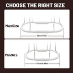 Compression Sock Aid, Adjustable Size Fits All Calf Circumferences, Sock Assist Helper Device for Easy Application of Compression Stockings, White