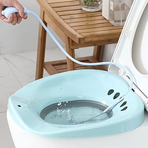 Sitz Bath Flusher Bidet Flusher Hand Sprayer Suitable for Wash Basin Bathtub Pregnant Women Hemorrhoid Postpartum Care Hand Sprayer for Toilet